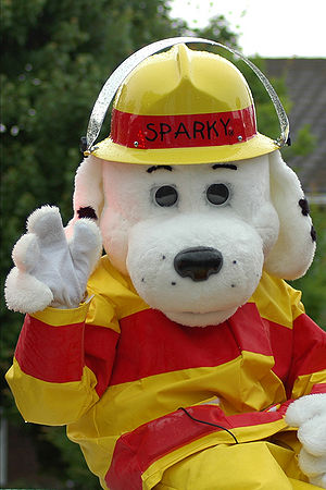 Sparky the fire dog
