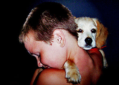 Boy and his pup