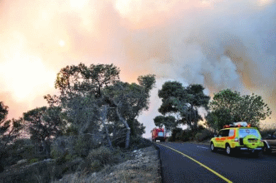 Brush Fire in Israel